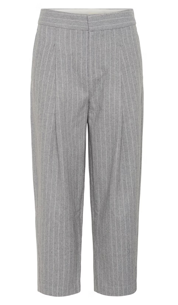 Part Two Pantalon Krijtstreep Grijs