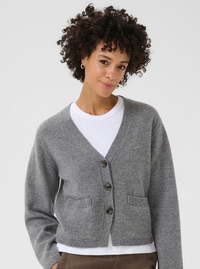 Part Two Cardigan Grijs