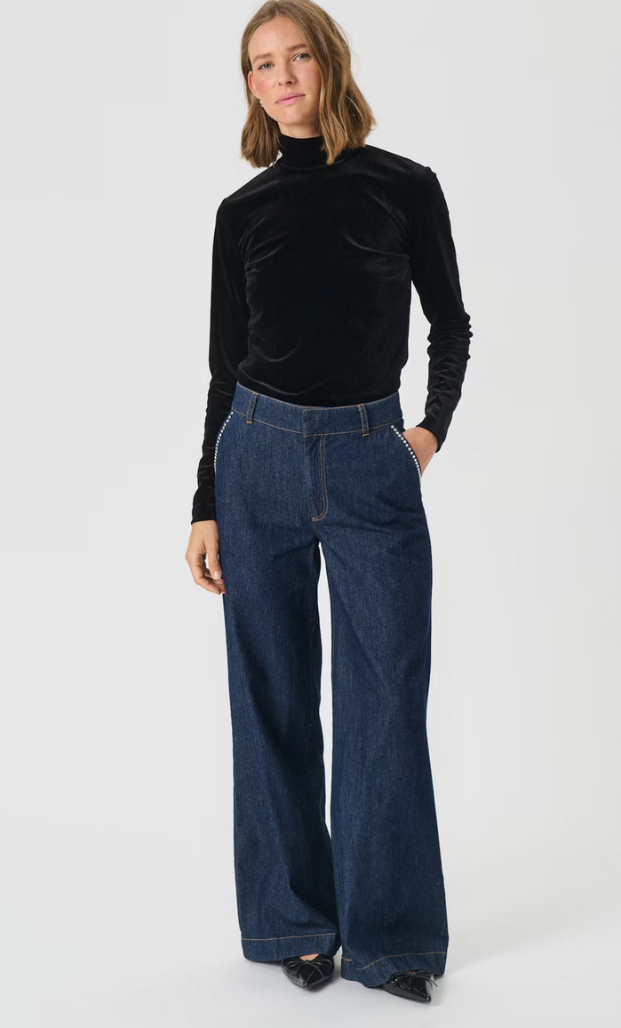 Part Two Pantalon Jeans Glitter