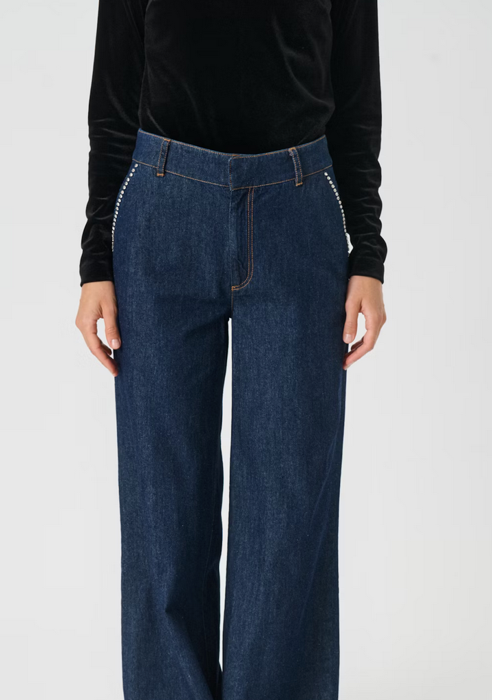 Part Two Pantalon Jeans Glitter