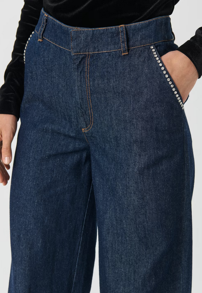 Part Two Pantalon Jeans Glitter