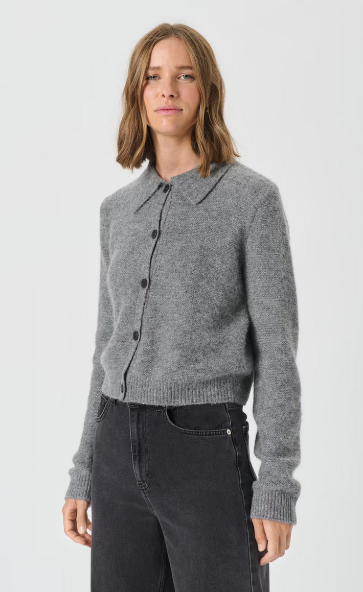 Part Two Cardigan Grijs Zilver