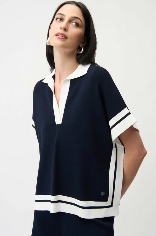 Joseph Ribkoff Polo Donkerblauw