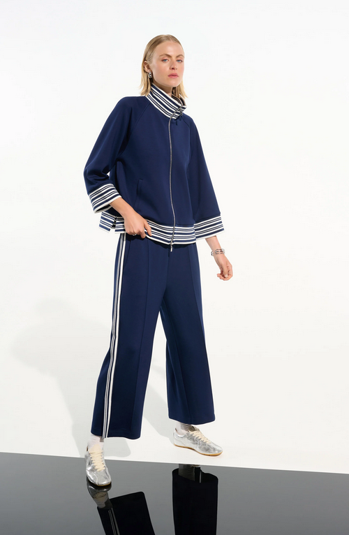 Joseph Ribkoff Cardigan Blauw/Wit