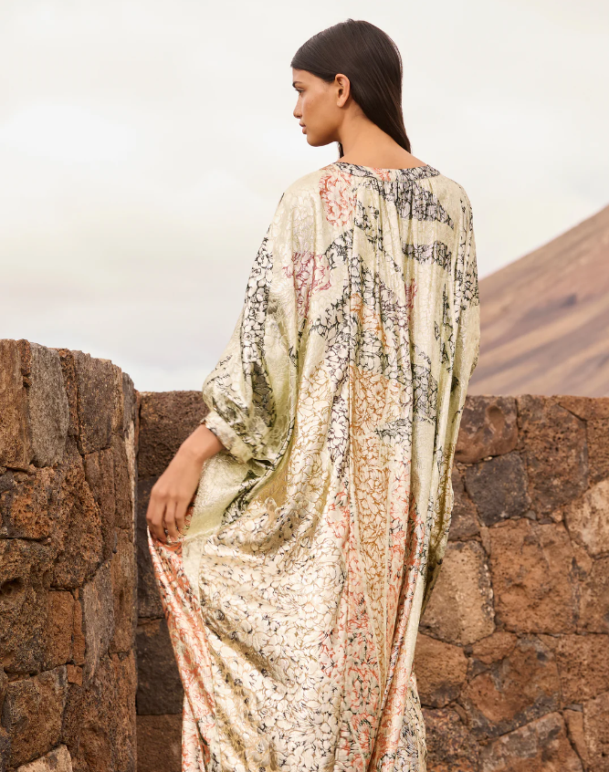 Mes Demoiselles Kleed Lang Print