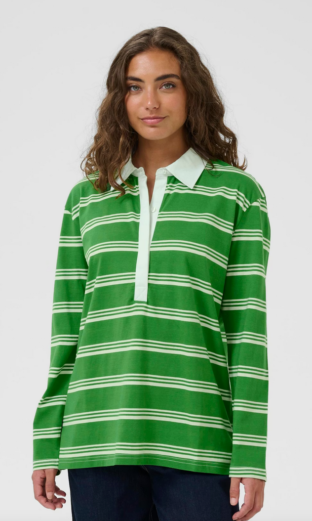 Culture Polo Streep Groen