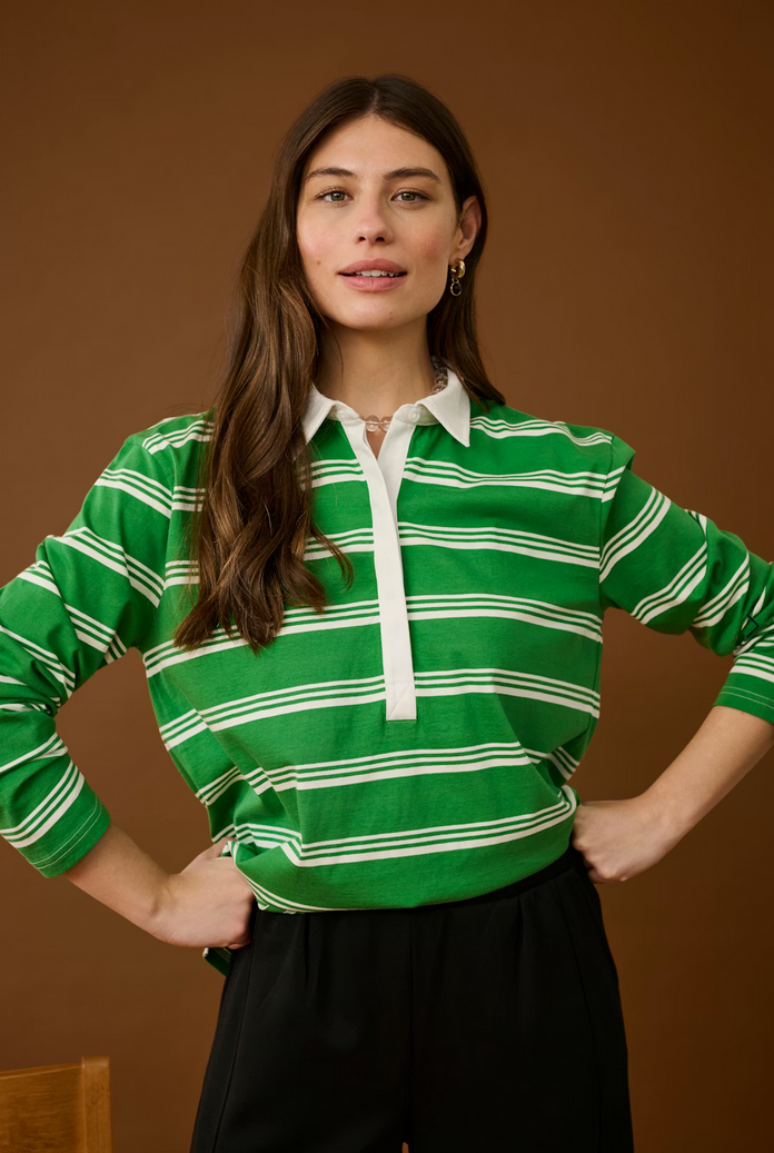 Culture Polo Streep Groen