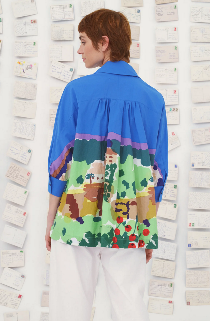 MII Blouse Print
