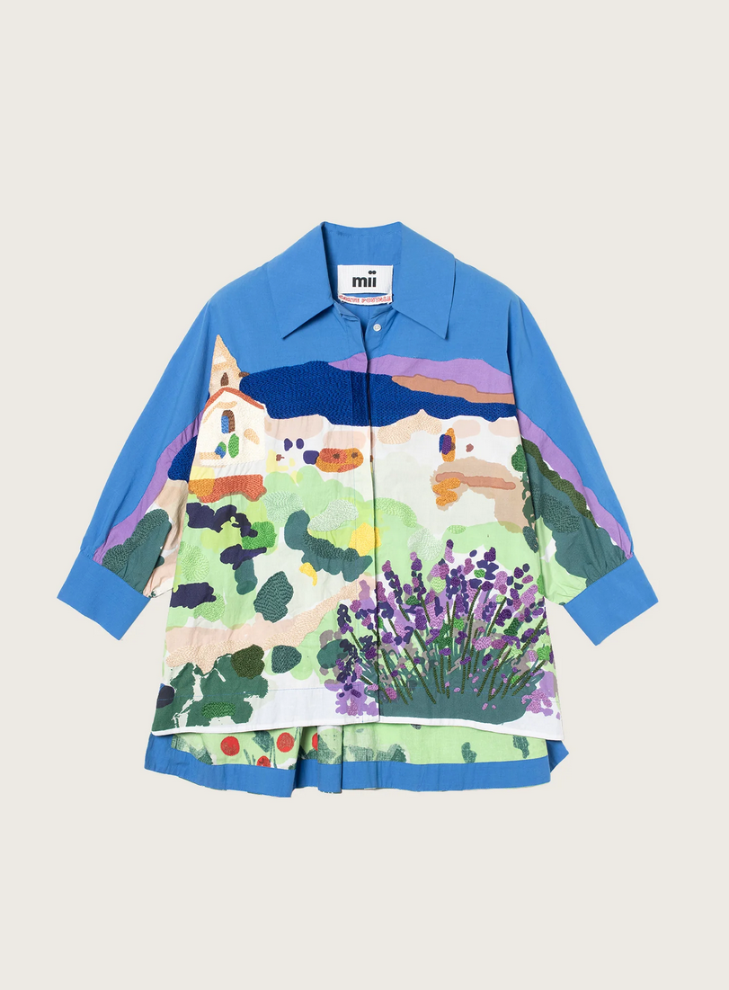 MII Blouse Print