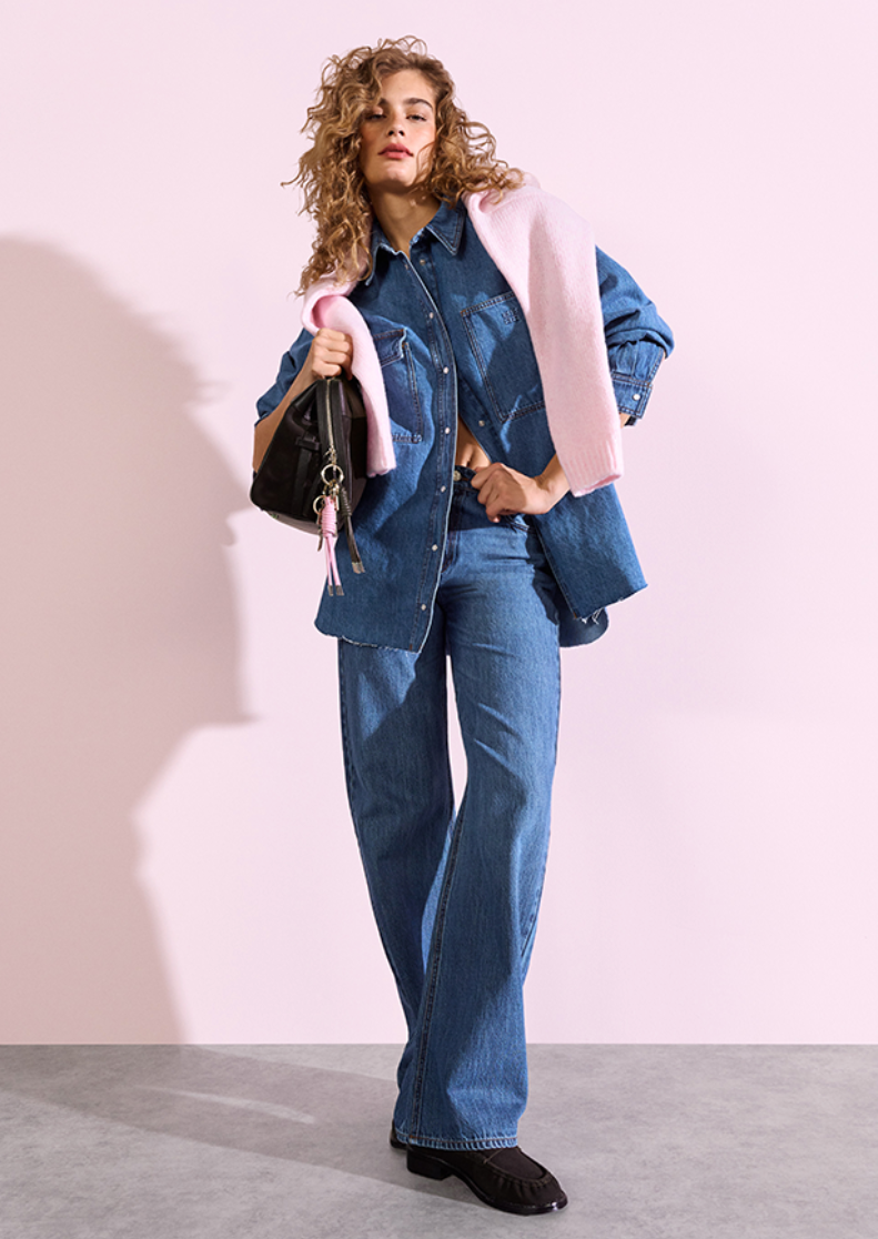 Riani Jeansvest Blauw