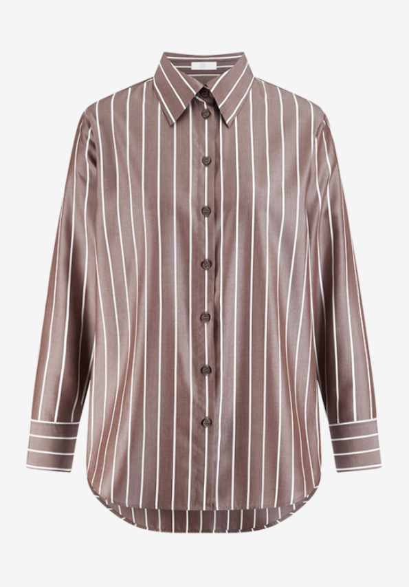 Riani Blouse Taupe Streep