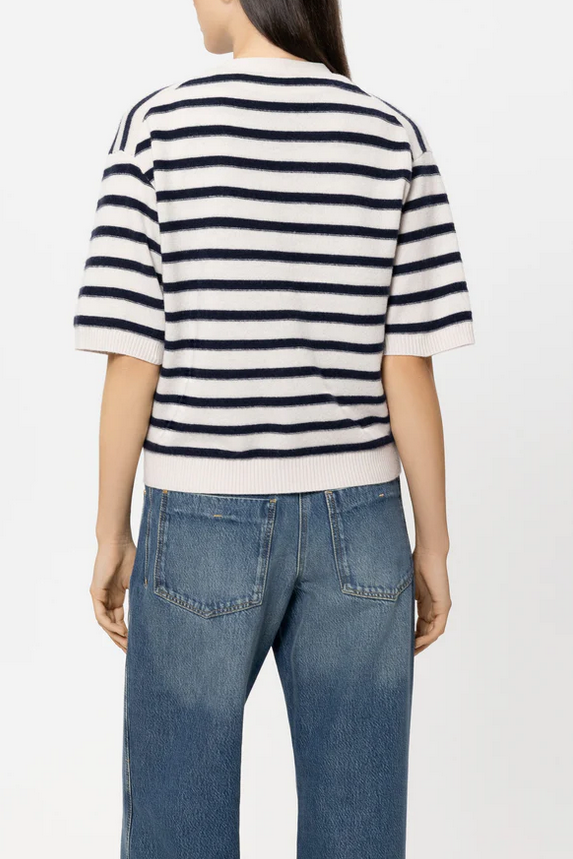 Luisa Cerano Cardigan Streep Blauw