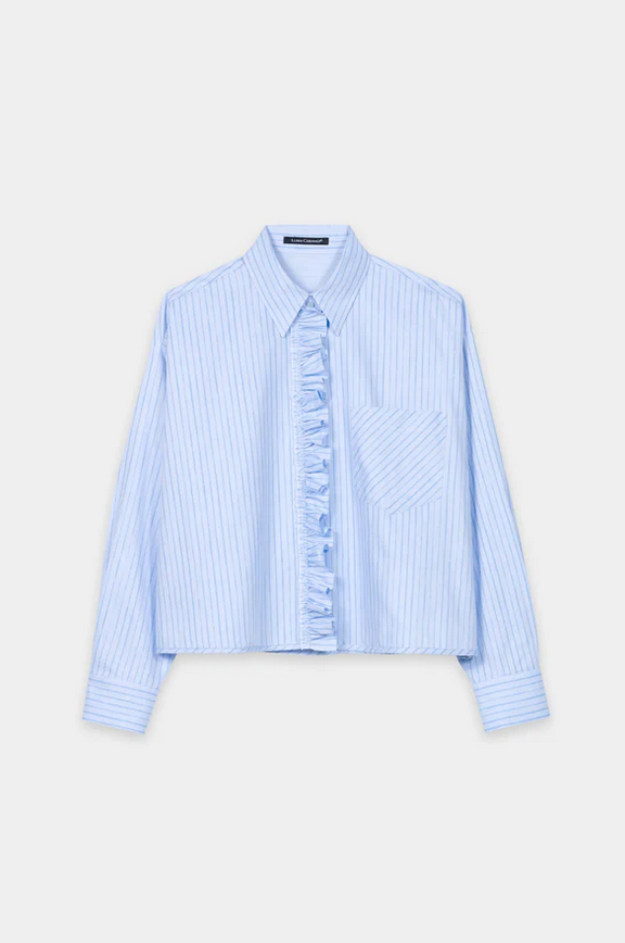 Luisa Cerano Blouse Streep Blauw