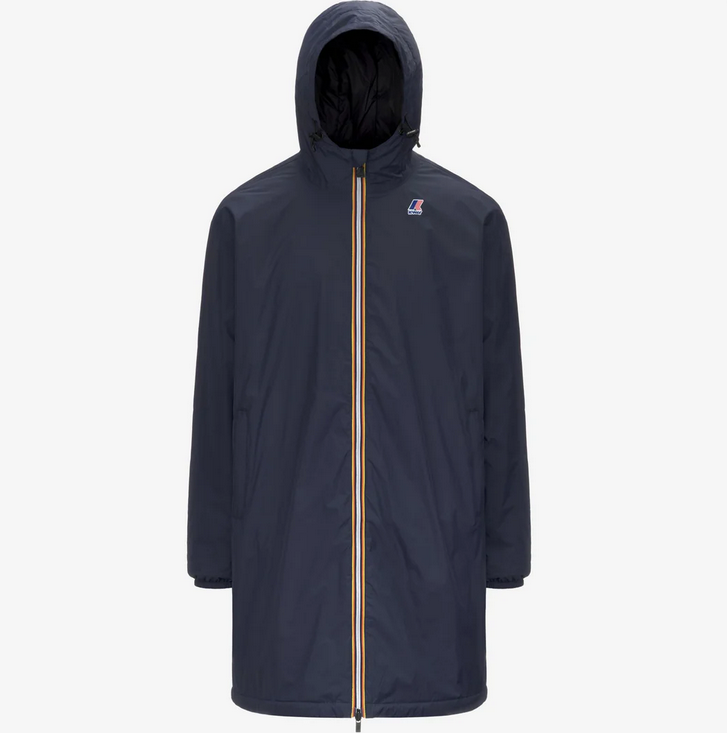 K-WAY Mantel Eiffel Warm Donkerblauw