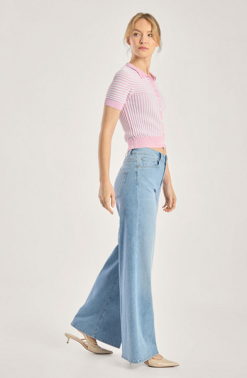 Seductive Pantalon Jeans Blauw