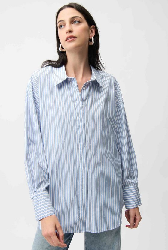 Joseph Ribkoff Blouse Streep Glitter