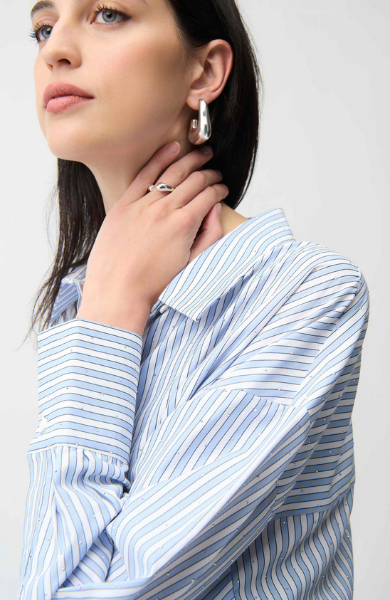 Joseph Ribkoff Blouse Streep Glitter