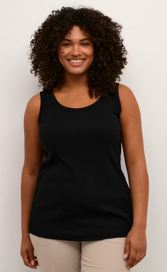 Kaffe Curve Top Zwart