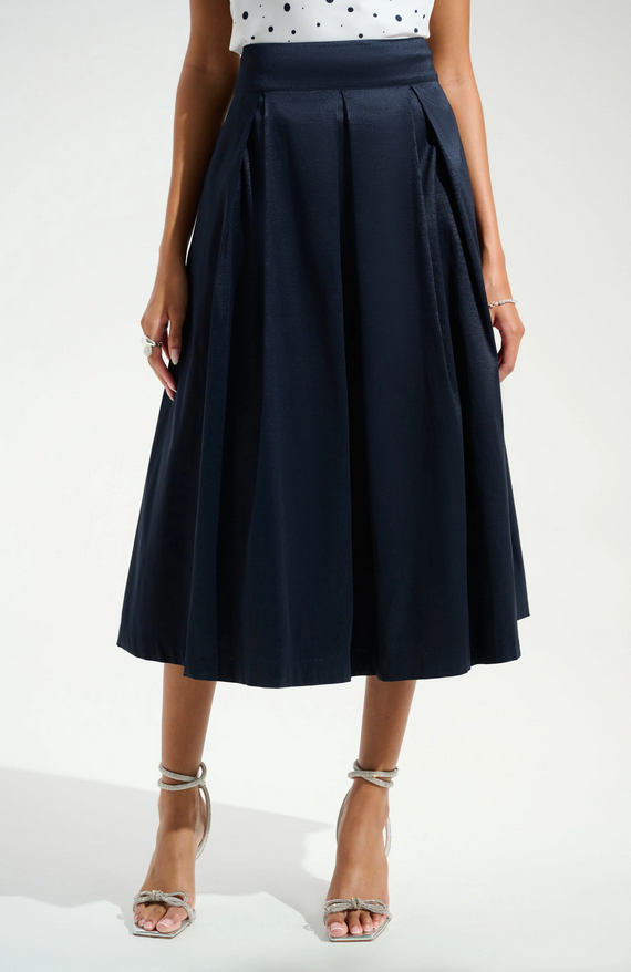 Ribkoff Rok Lang Donkerblauw