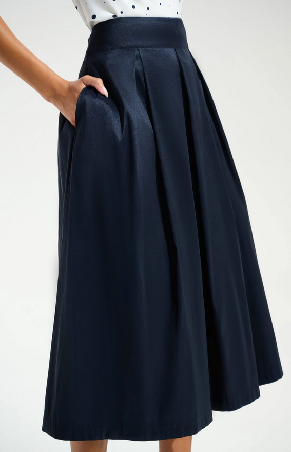 Ribkoff Rok Lang Donkerblauw