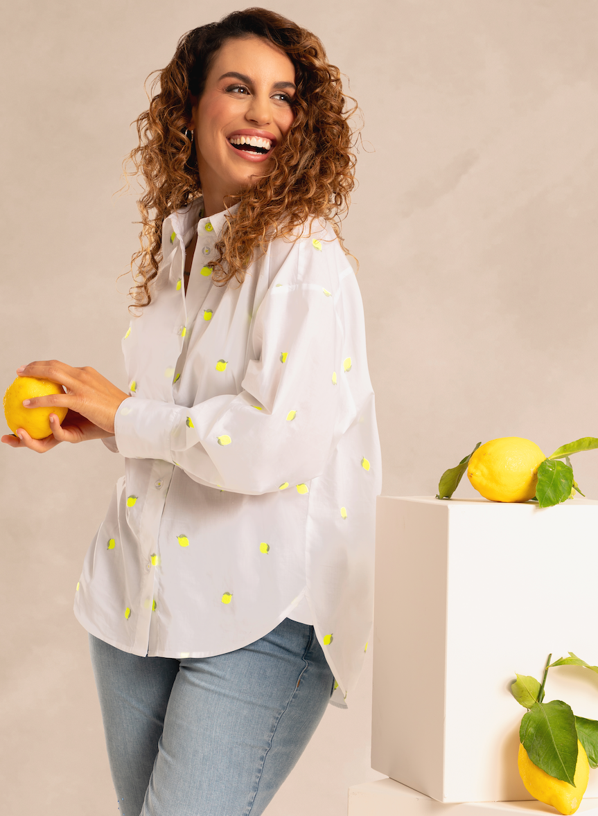 Eiszeit Blouse Print/Wit