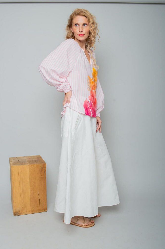 Emily Blouse Streep/Print