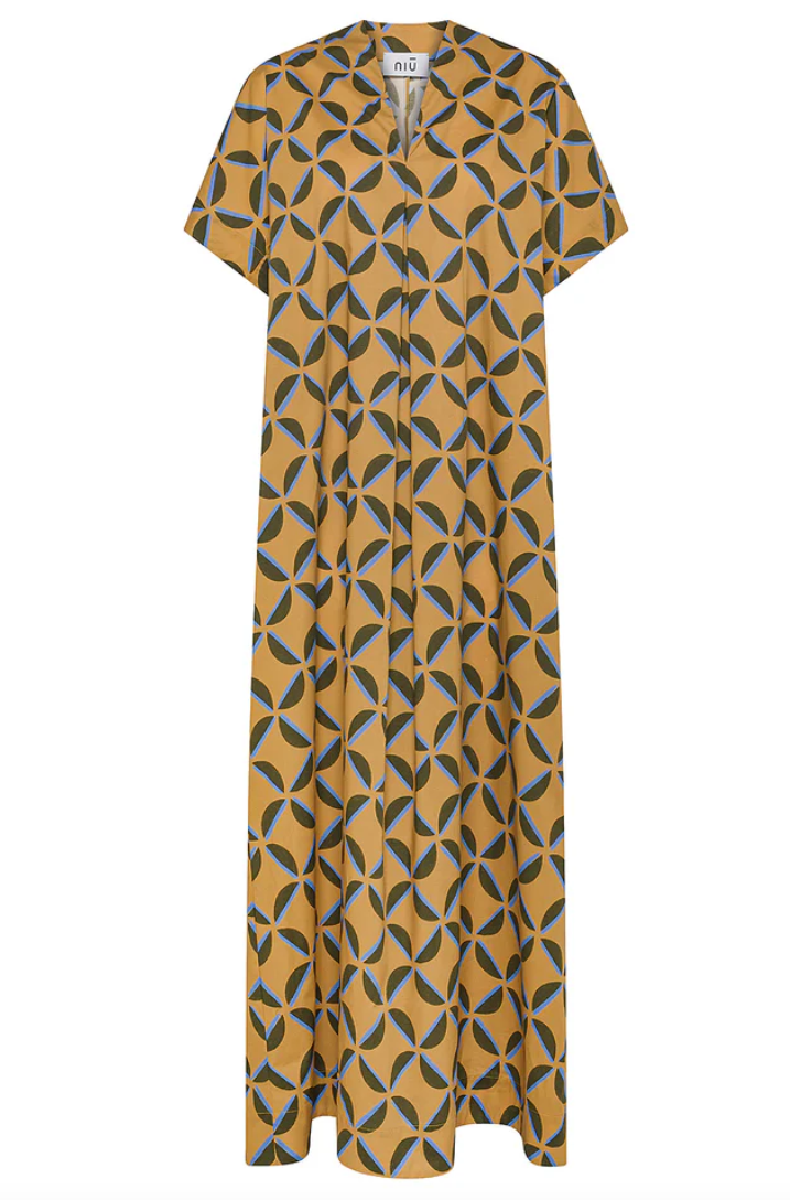 Niu Kleed Lang Print