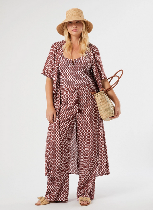 Marina Rinaldi Kleed Lang Print