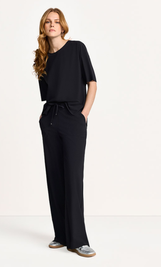 Riani Tshirt Travel Zwart