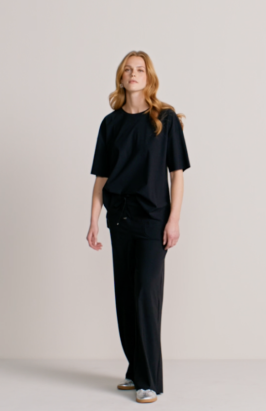 Riani Tshirt Travel Zwart