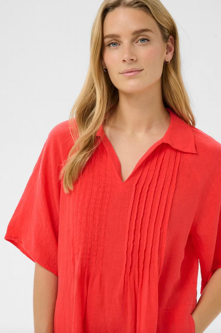 Part Two Kleed Linnen Rood
