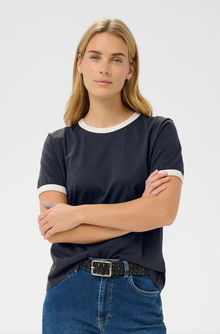 Part Two Tshirt Donkerblauw/Ecru