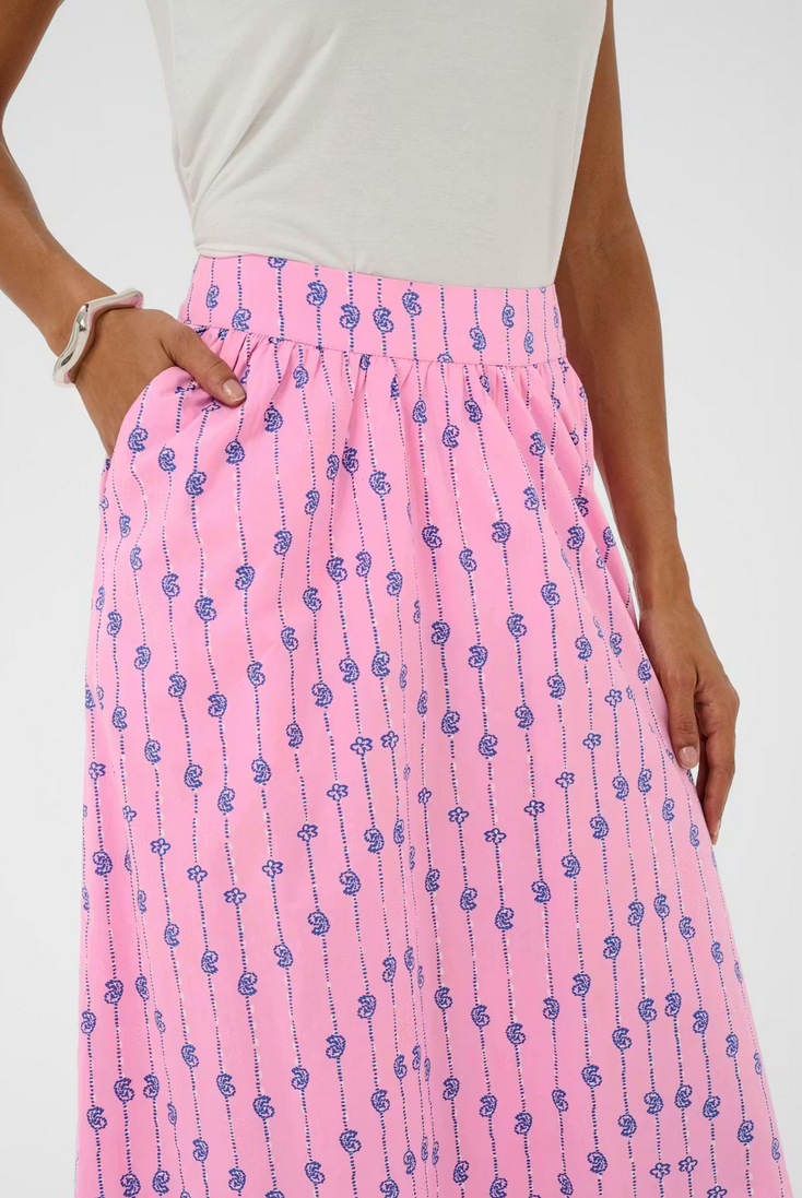 Culture Rok Lang Print Roze