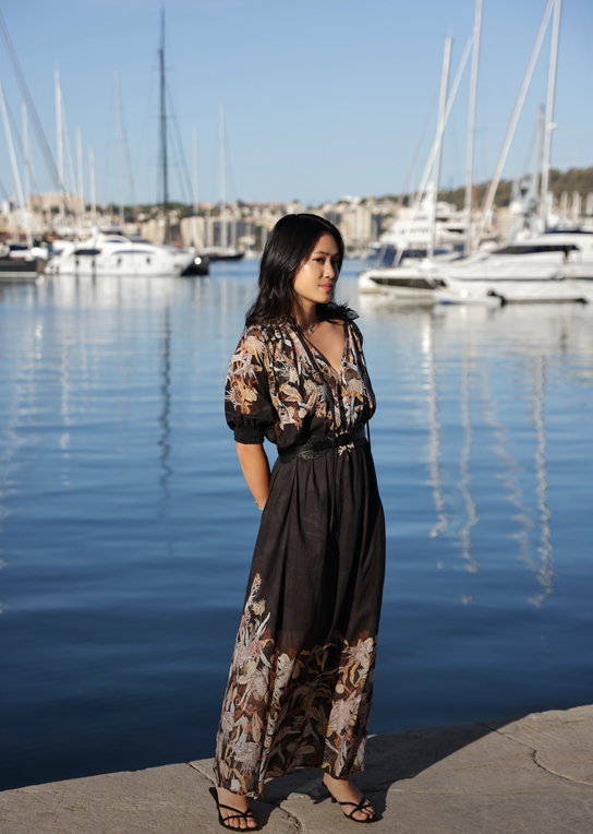 Riani Kleed Lang Print