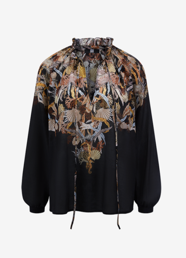 Riani Blouse Print Zwart