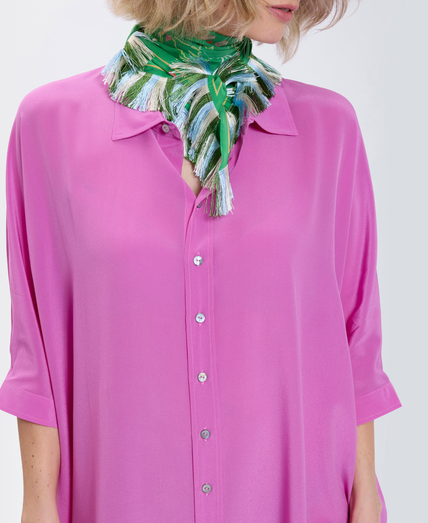 Speezy's Kleed Zijde Fuchsia
