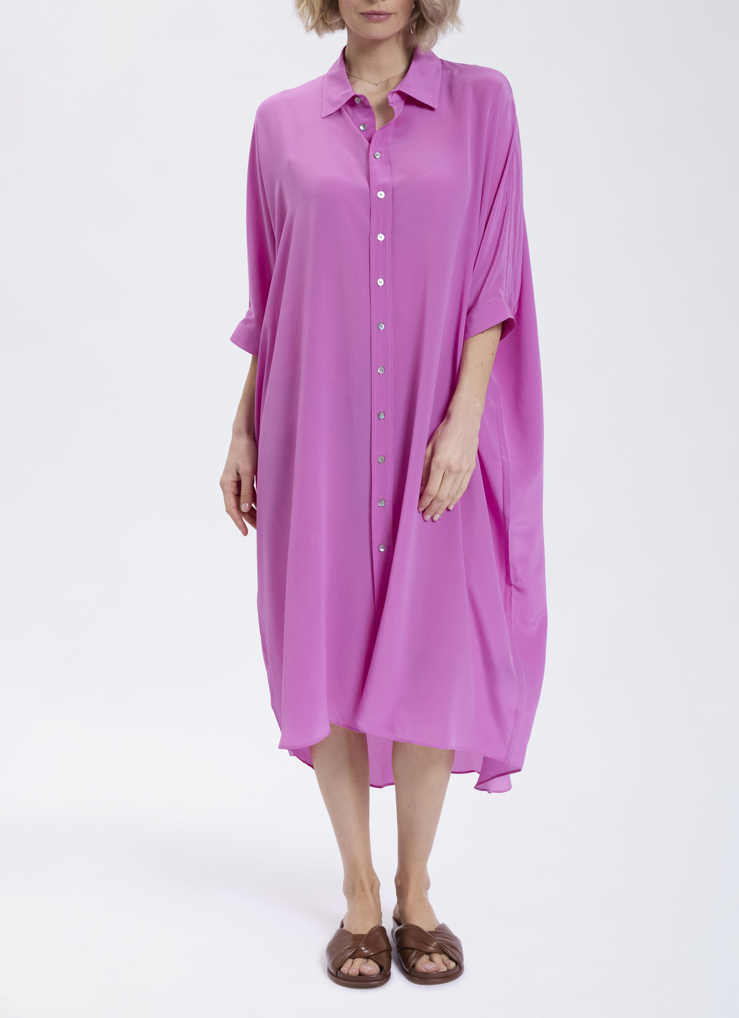 Speezy's Kleed Zijde Fuchsia