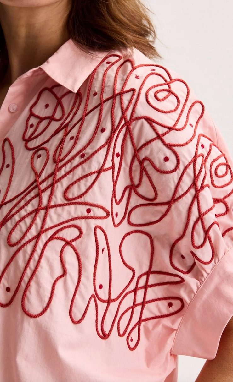 Mayerline Kleed Print Roze