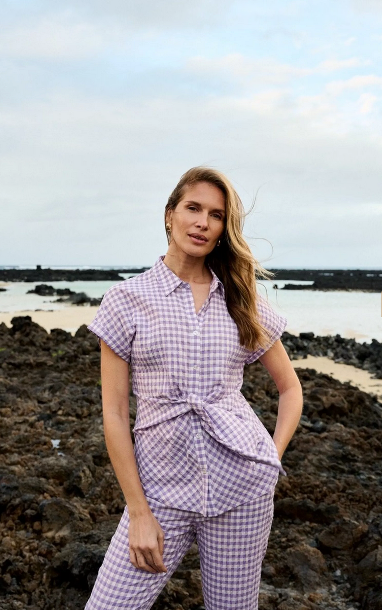 Mayerline Blouse Ruit Lila