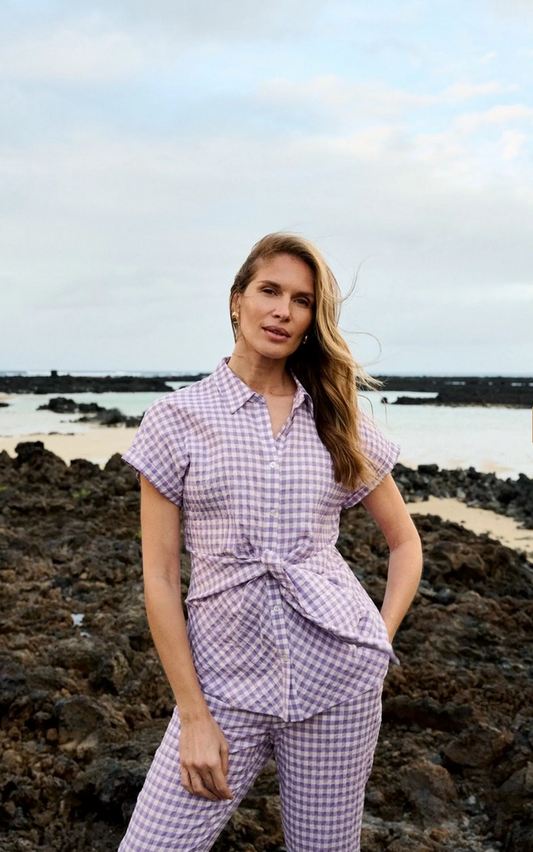 Mayerline Blouse Ruit Lila