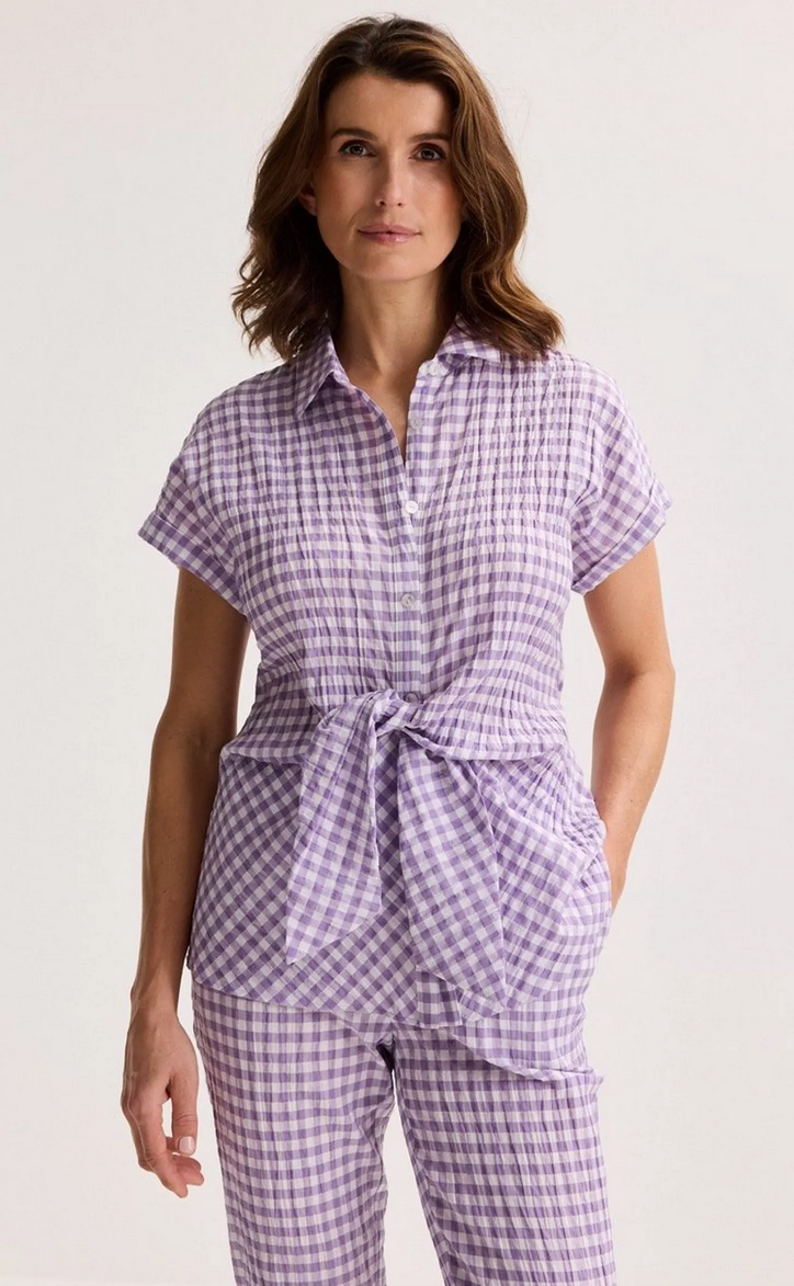 Mayerline Blouse Ruit Lila
