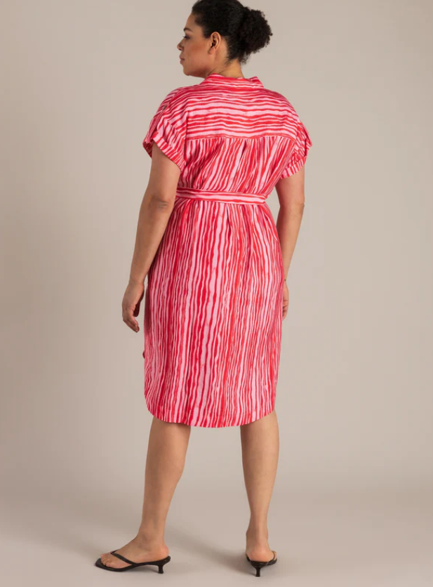 Yest Kleed Print Rood/Roos