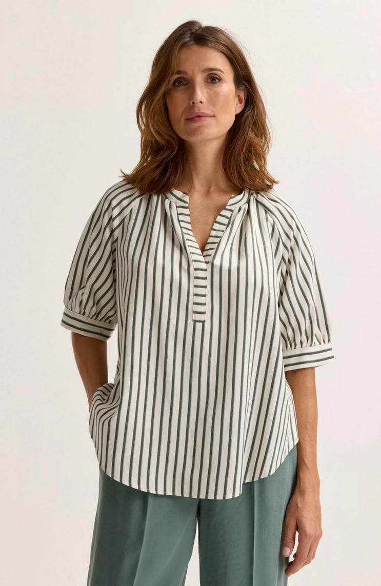 Mayerline Blouse Streep Groen