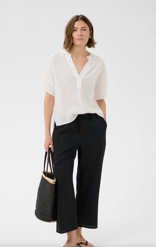 Part Two Pantalon Linnen Zwart