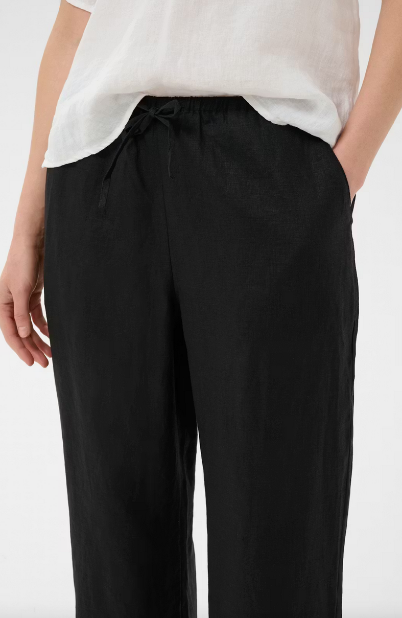 Part Two Pantalon Linnen Zwart