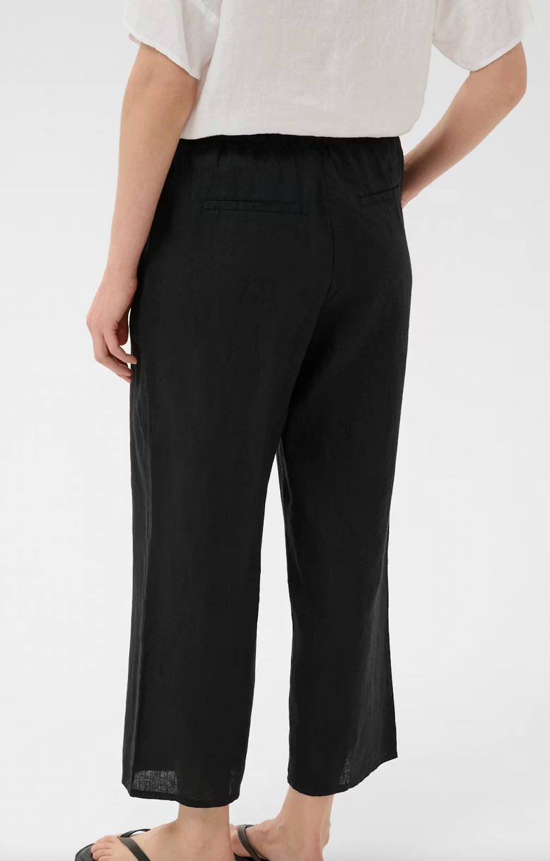 Part Two Pantalon Linnen Zwart