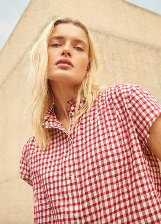Part Two Blouse Ruit Rood