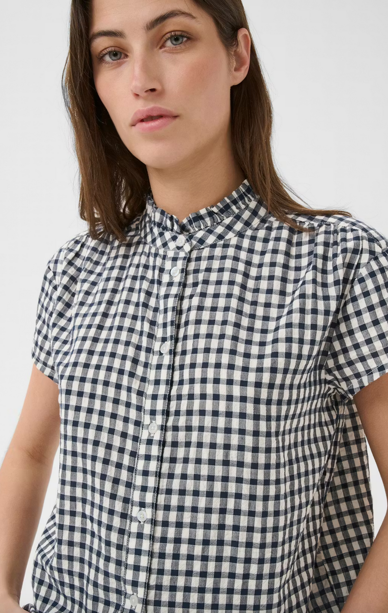 Part Two Blouse Ruit Donkerblauw