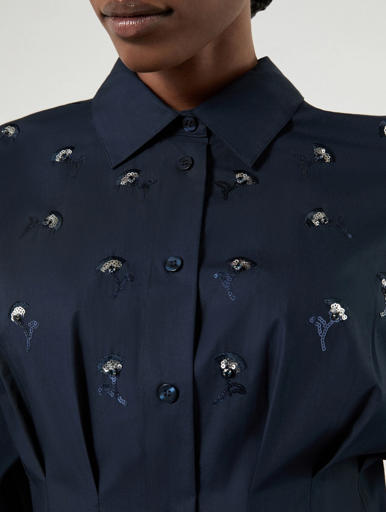 Marina Rinaldi Kleed Lang Blauw