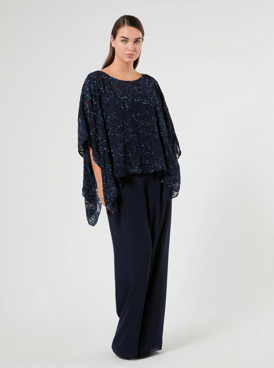 Persona By MR Blouse Glitter Blauw